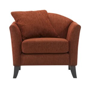 Dark red single chair